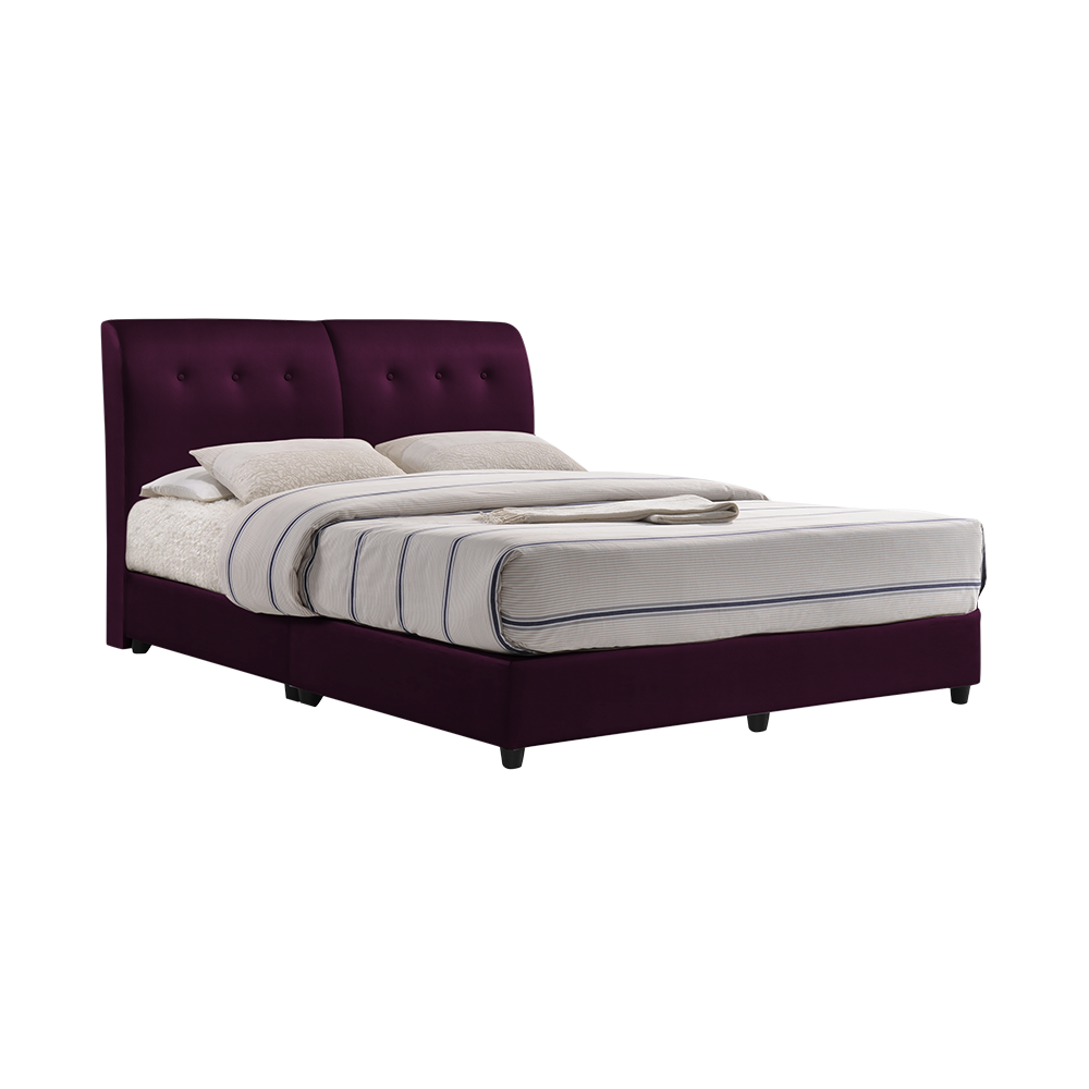 CLINTON - Mix & Match Divan Bed Frame (without drawer) - Single / Super Single / Queen / King