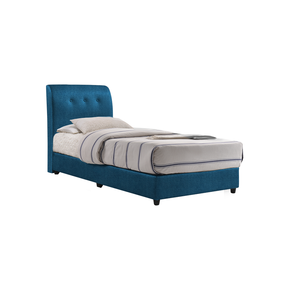 CLINTON - Mix & Match Divan Bed Frame (without drawer) - Single / Super Single / Queen / King