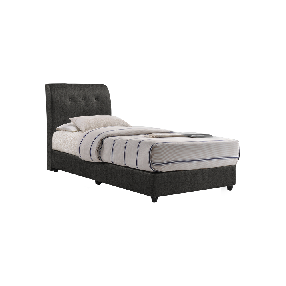 CLINTON - Mix & Match Divan Bed Frame (without drawer) - Single / Super Single / Queen / King