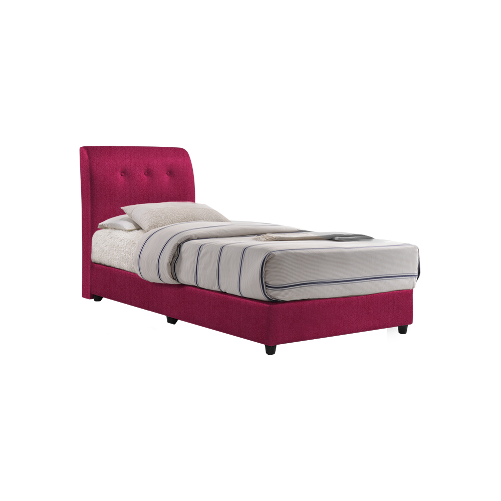 CLINTON - Mix & Match Divan Bed Frame (without drawer) - Single / Super Single / Queen / King