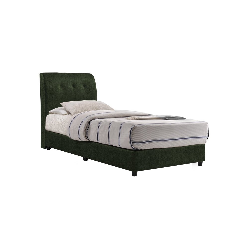 CLINTON - Mix & Match Divan Bed Frame (without drawer) - Single / Super Single / Queen / King