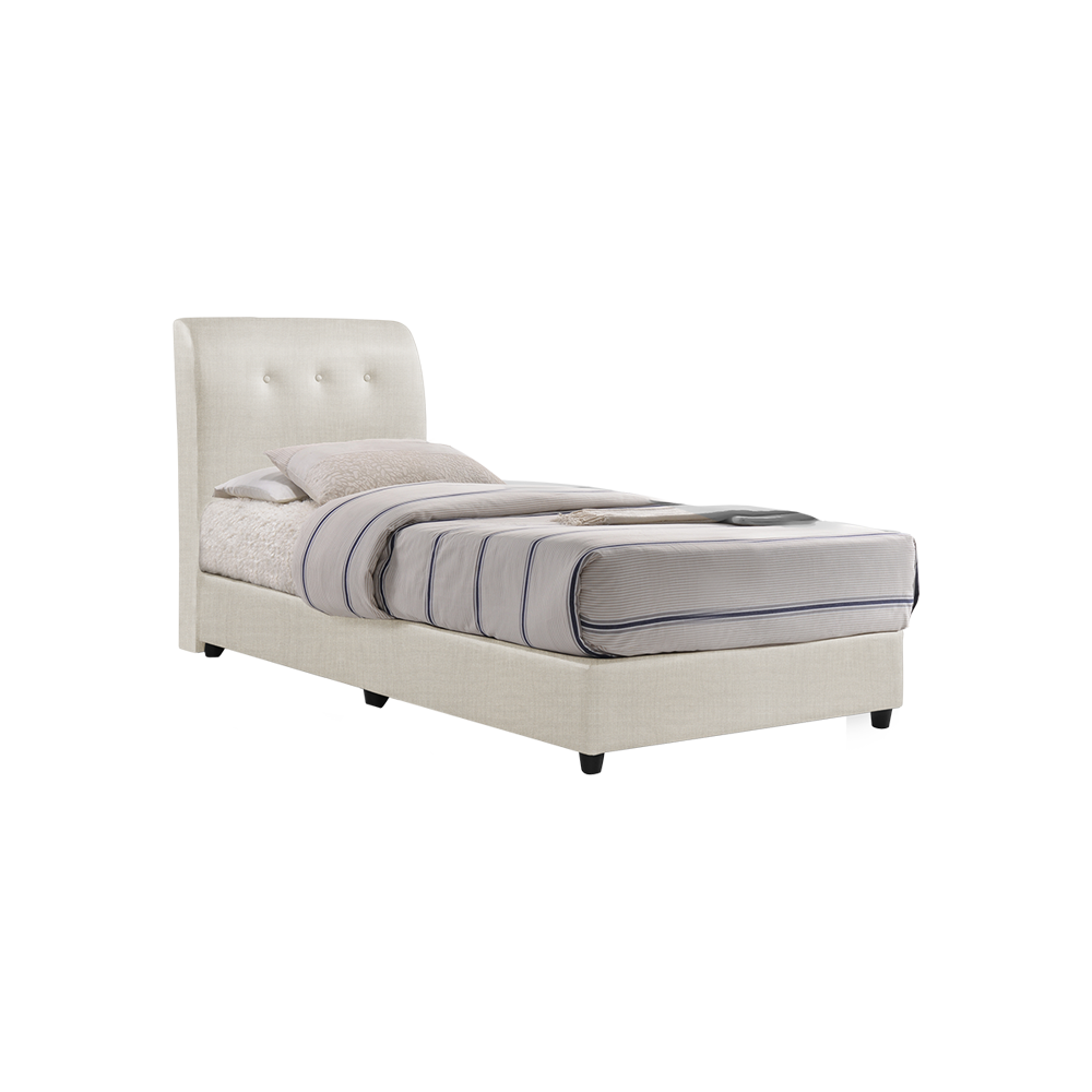 CLINTON - Mix & Match Divan Bed Frame (without drawer) - Single / Super Single / Queen / King