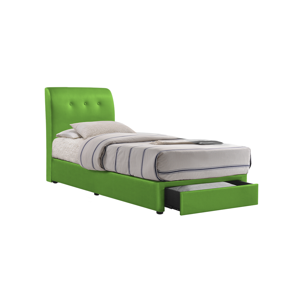 CLINTON - Mix & Match Divan Bed Frame (with drawer) - Single / Super Single / Queen / King