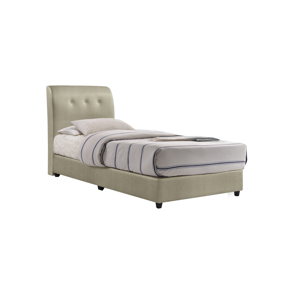 CLINTON - Mix & Match Divan Bed Frame (without drawer) - Single / Super Single / Queen / King