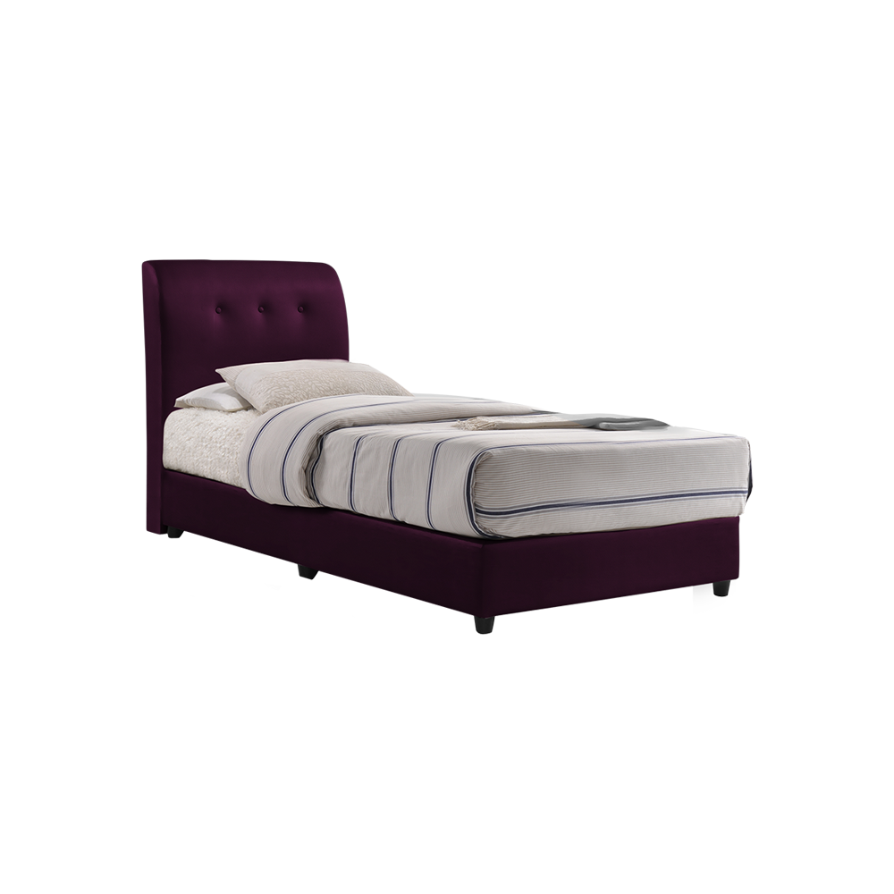 CLINTON - Mix & Match Divan Bed Frame (without drawer) - Single / Super Single / Queen / King