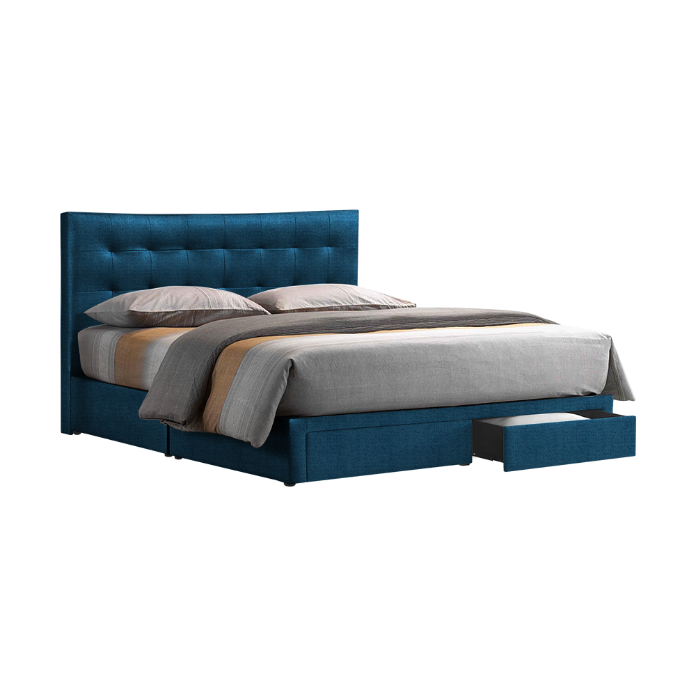 CLOE - Mix & Match Divan Bed Frame (with drawer) - Single / Super Single / Queen / King