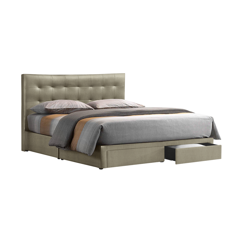 CLOE - Mix & Match Divan Bed Frame (with drawer) - Single / Super Single / Queen / King