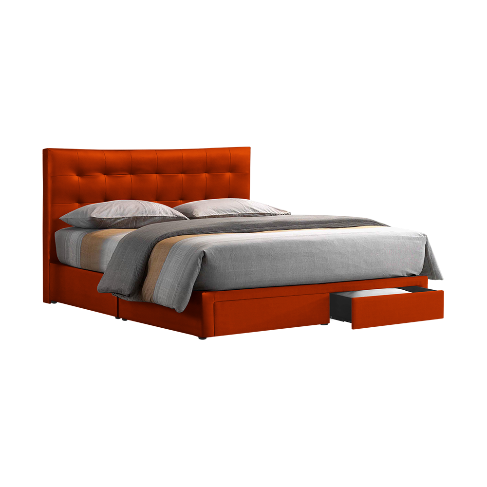 CLOE - Mix & Match Divan Bed Frame (with drawer) - Single / Super Single / Queen / King