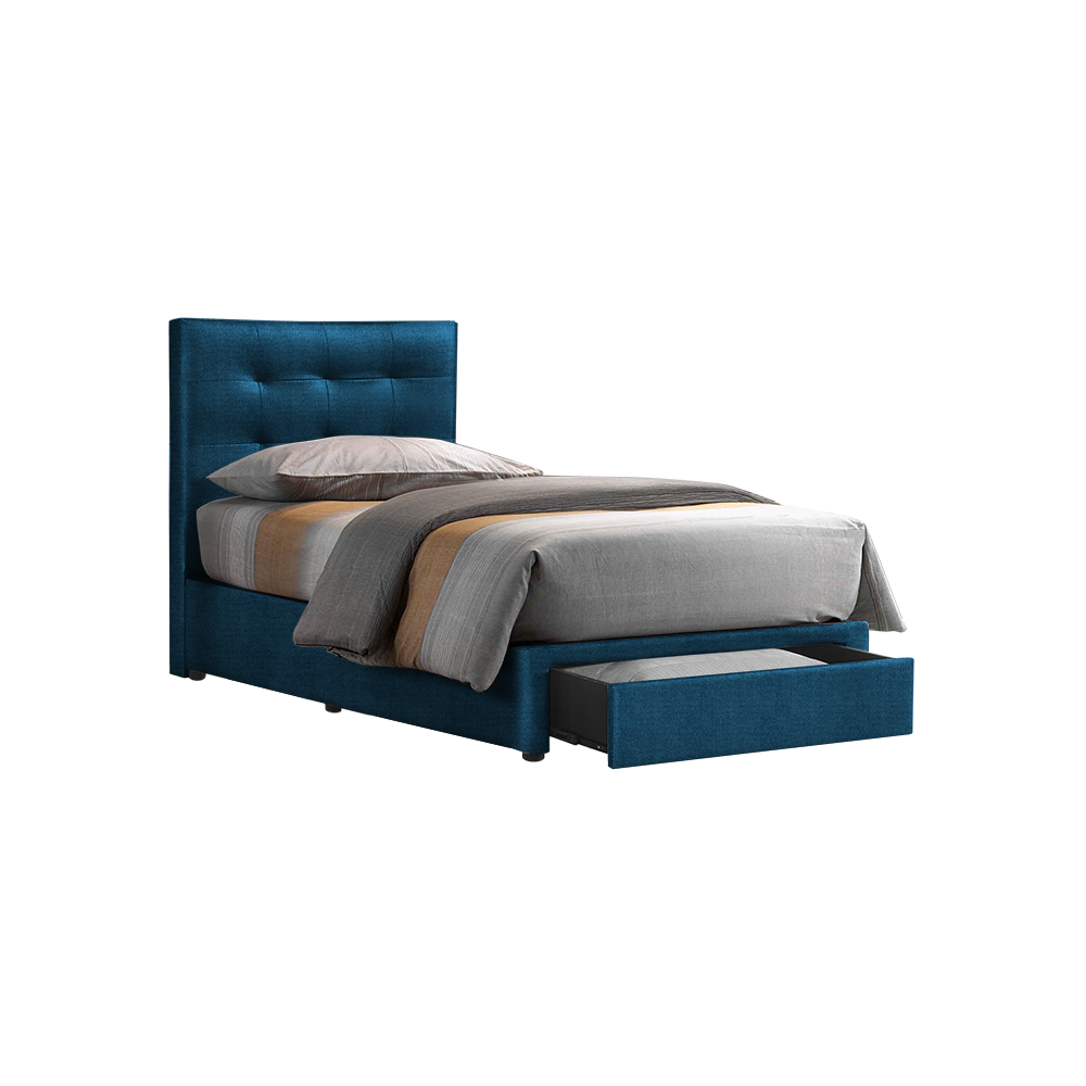 CLOE - Mix & Match Divan Bed Frame (with drawer) - Single / Super Single / Queen / King