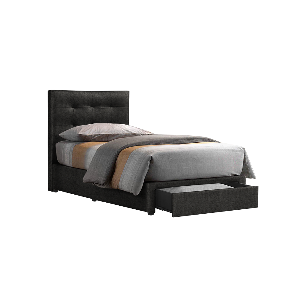 CLOE - Mix & Match Divan Bed Frame (with drawer) - Single / Super Single / Queen / King
