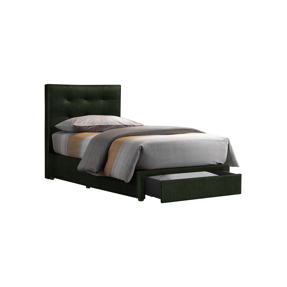 CLOE - Mix & Match Divan Bed Frame (with drawer) - Single / Super Single / Queen / King