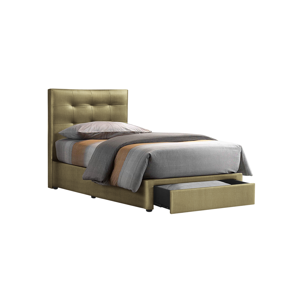 CLOE - Mix & Match Divan Bed Frame (with drawer) - Single / Super Single / Queen / King