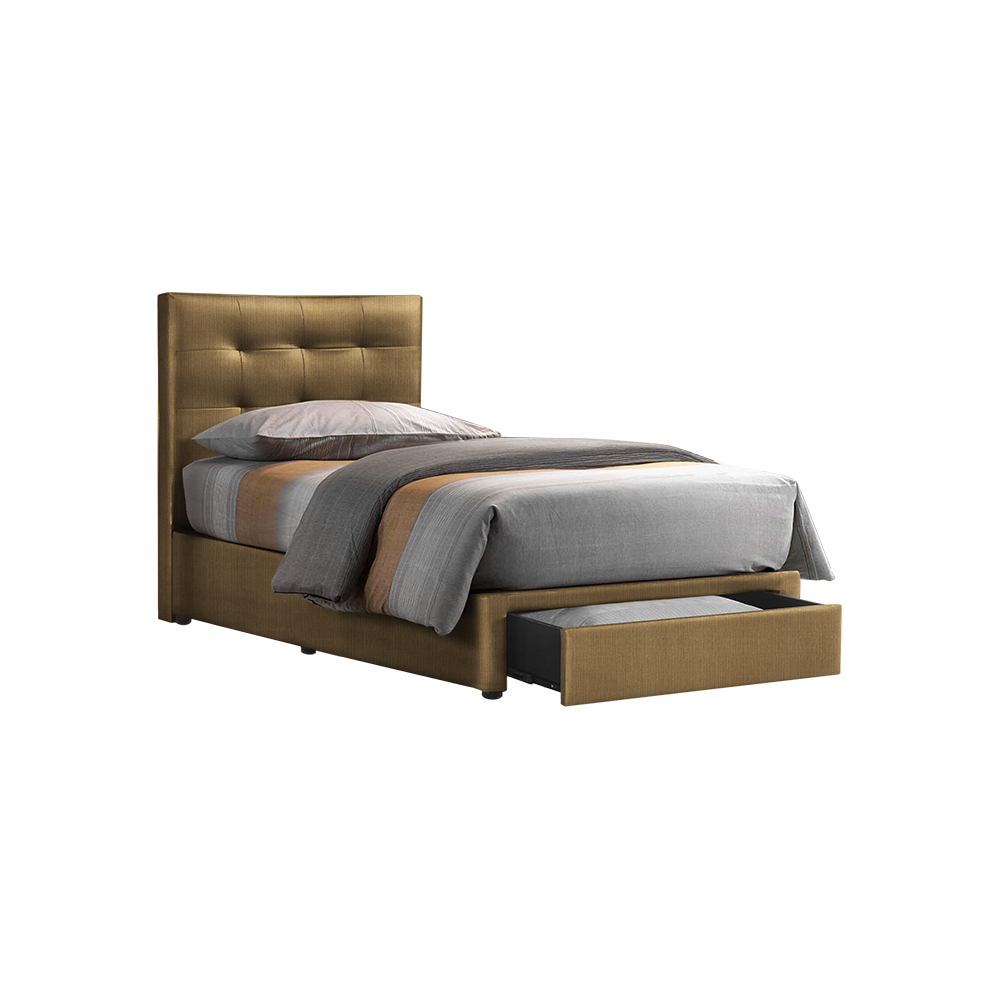 CLOE - Mix & Match Divan Bed Frame (with drawer) - Single / Super Single / Queen / King