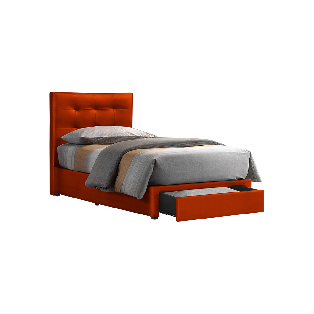 CLOE - Mix & Match Divan Bed Frame (with drawer) - Single / Super Single / Queen / King