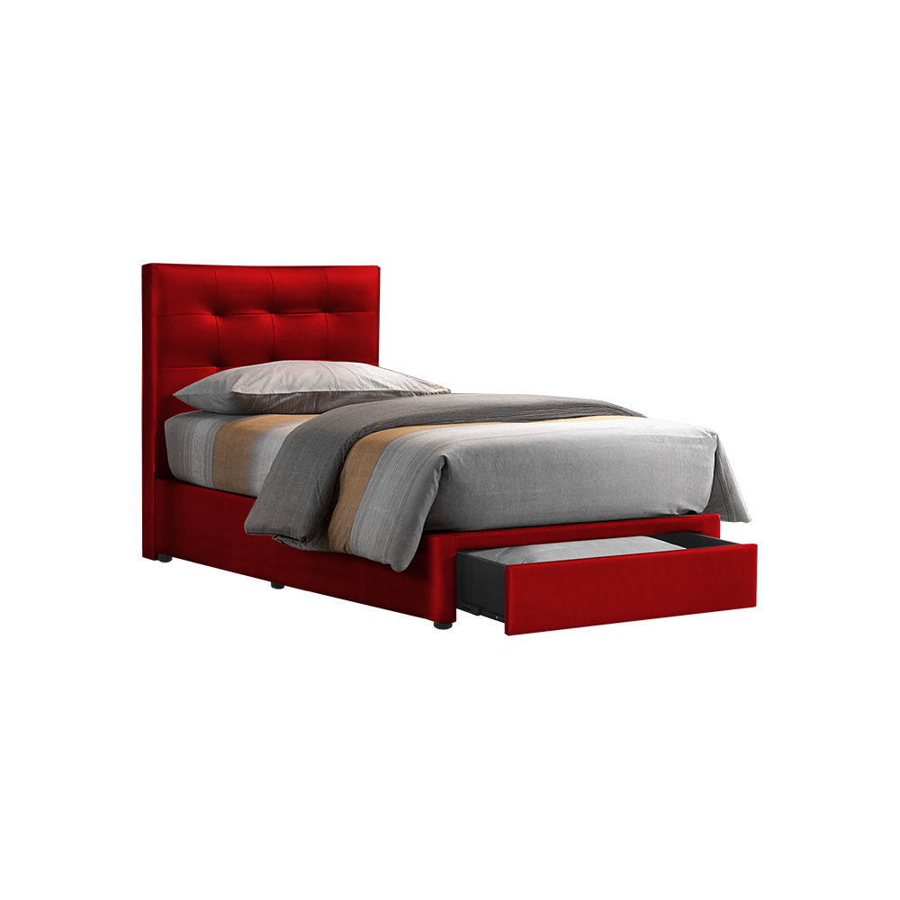 CLOE - Mix & Match Divan Bed Frame (with drawer) - Single / Super Single / Queen / King