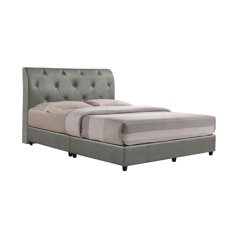 COWELL - Mix & Match Divan Bed Frame (without drawer) - Single / Super Single / Queen / King