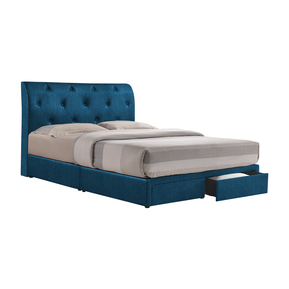 COWELL - Mix & Match Divan Bed Frame (with drawer) - Single / Super Single / Queen / King