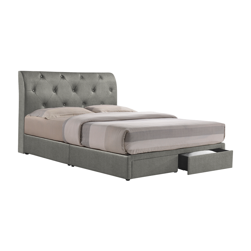 COWELL - Mix & Match Divan Bed Frame (with drawer) - Single / Super Single / Queen / King