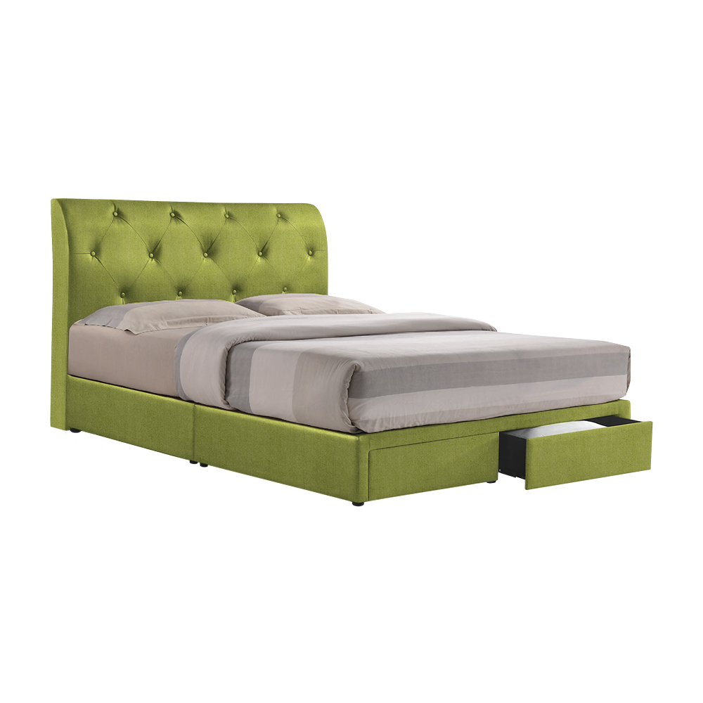 COWELL - Mix & Match Divan Bed Frame (with drawer) - Single / Super Single / Queen / King