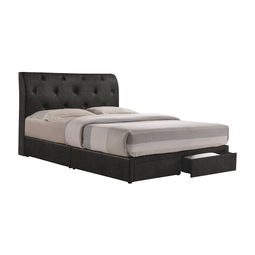 COWELL - Mix & Match Divan Bed Frame (with drawer) - Single / Super Single / Queen / King