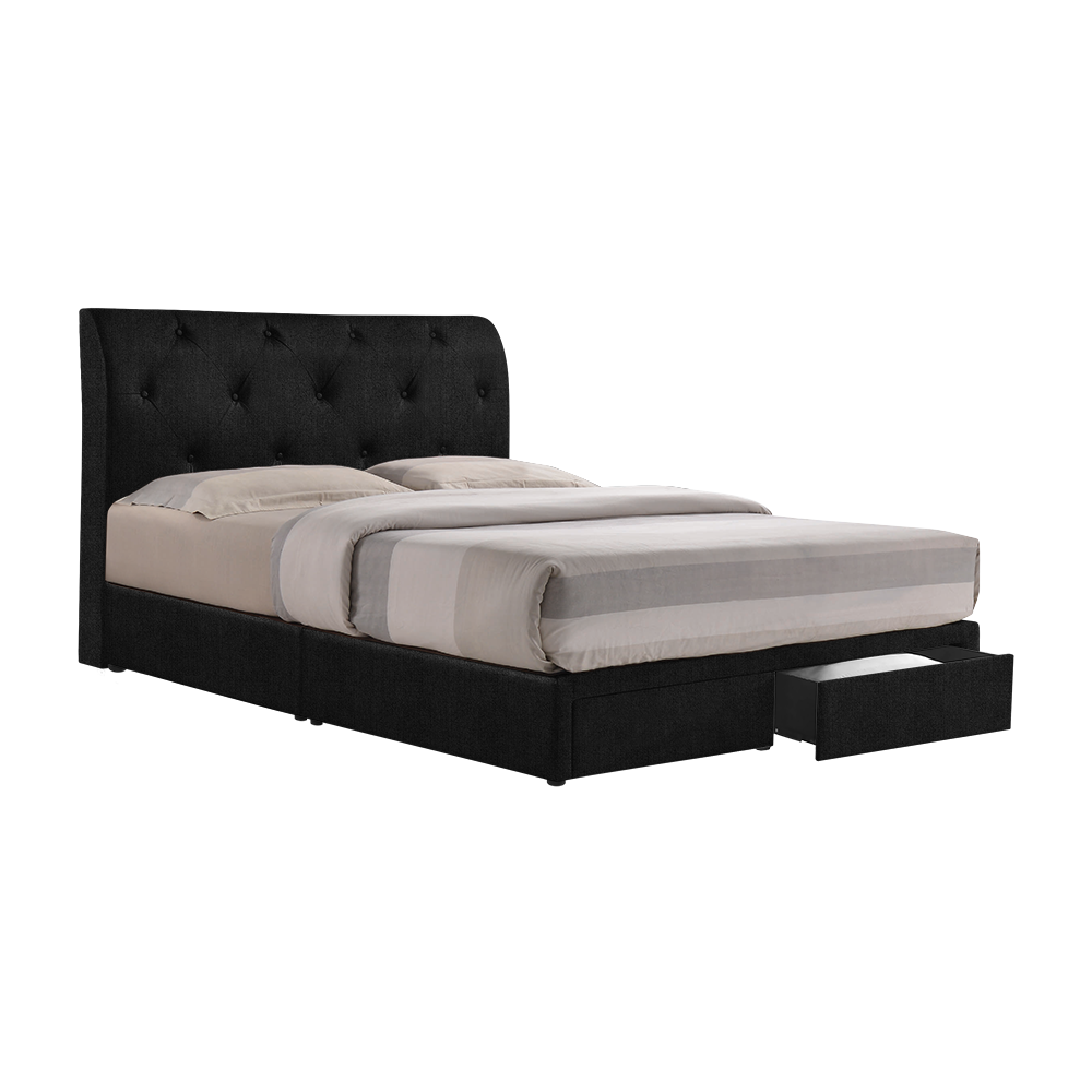 COWELL - Mix & Match Divan Bed Frame (with drawer) - Single / Super Single / Queen / King