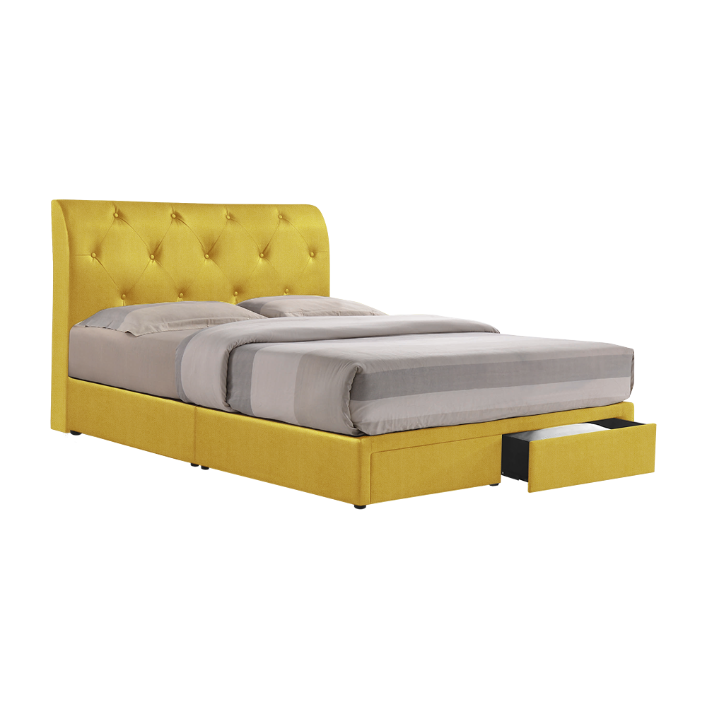 COWELL - Mix & Match Divan Bed Frame (with drawer) - Single / Super Single / Queen / King