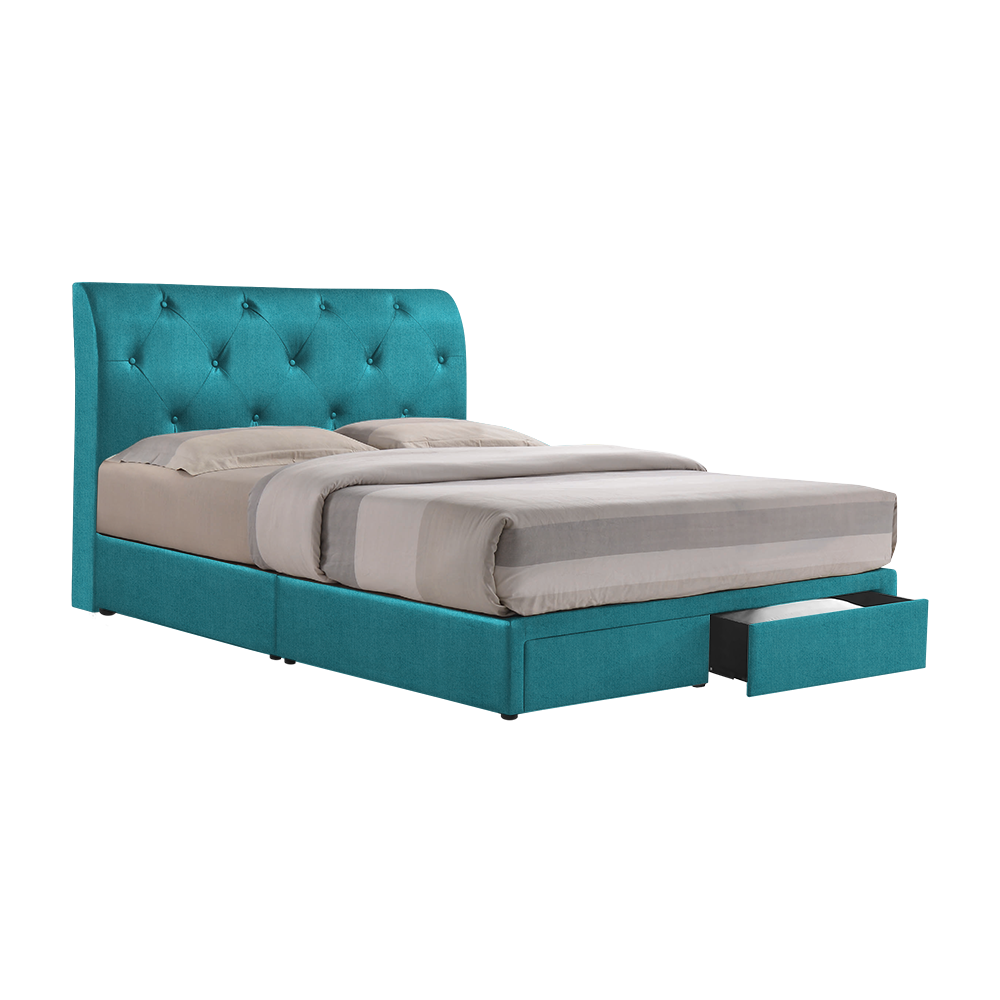 COWELL - Mix & Match Divan Bed Frame (with drawer) - Single / Super Single / Queen / King
