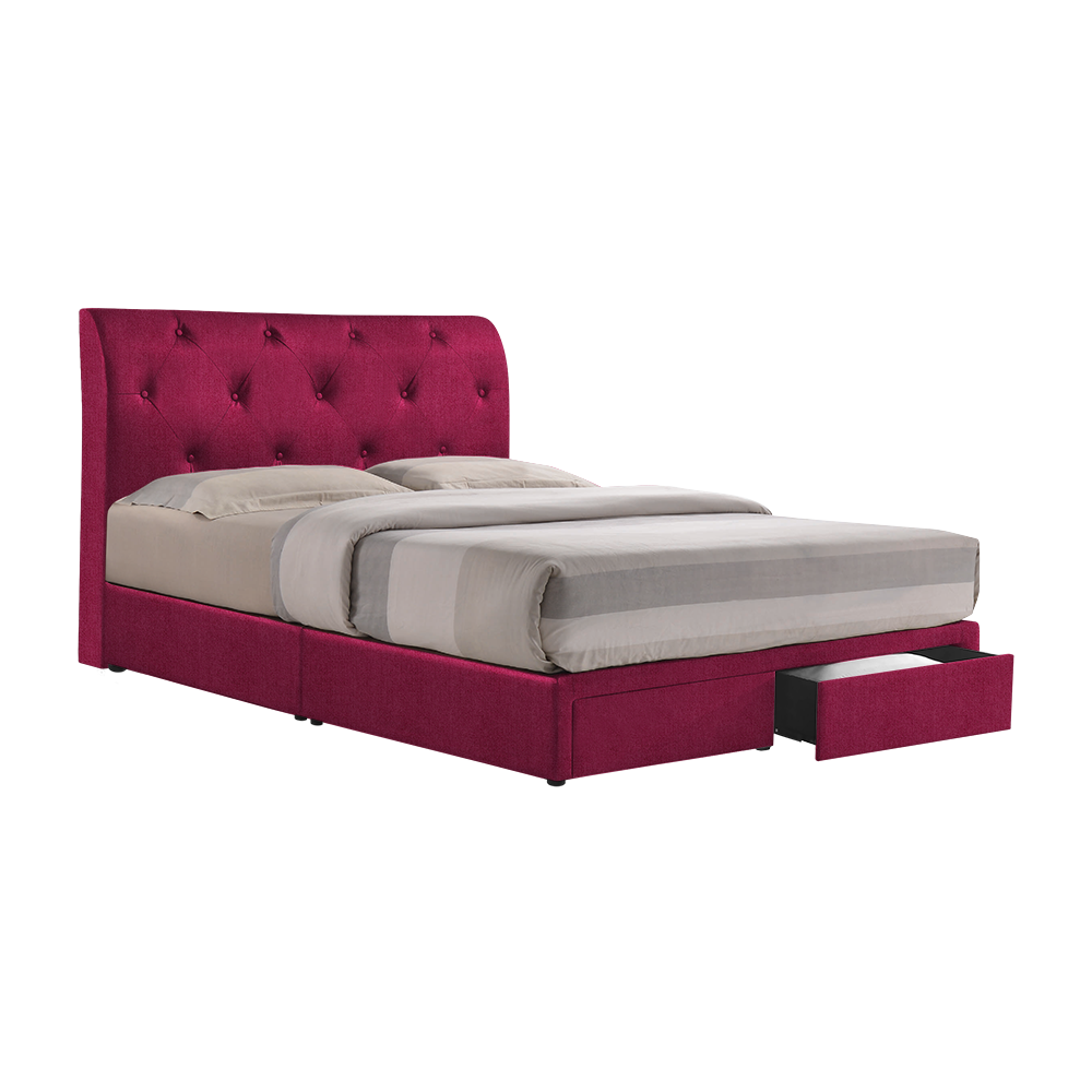 COWELL - Mix & Match Divan Bed Frame (with drawer) - Single / Super Single / Queen / King