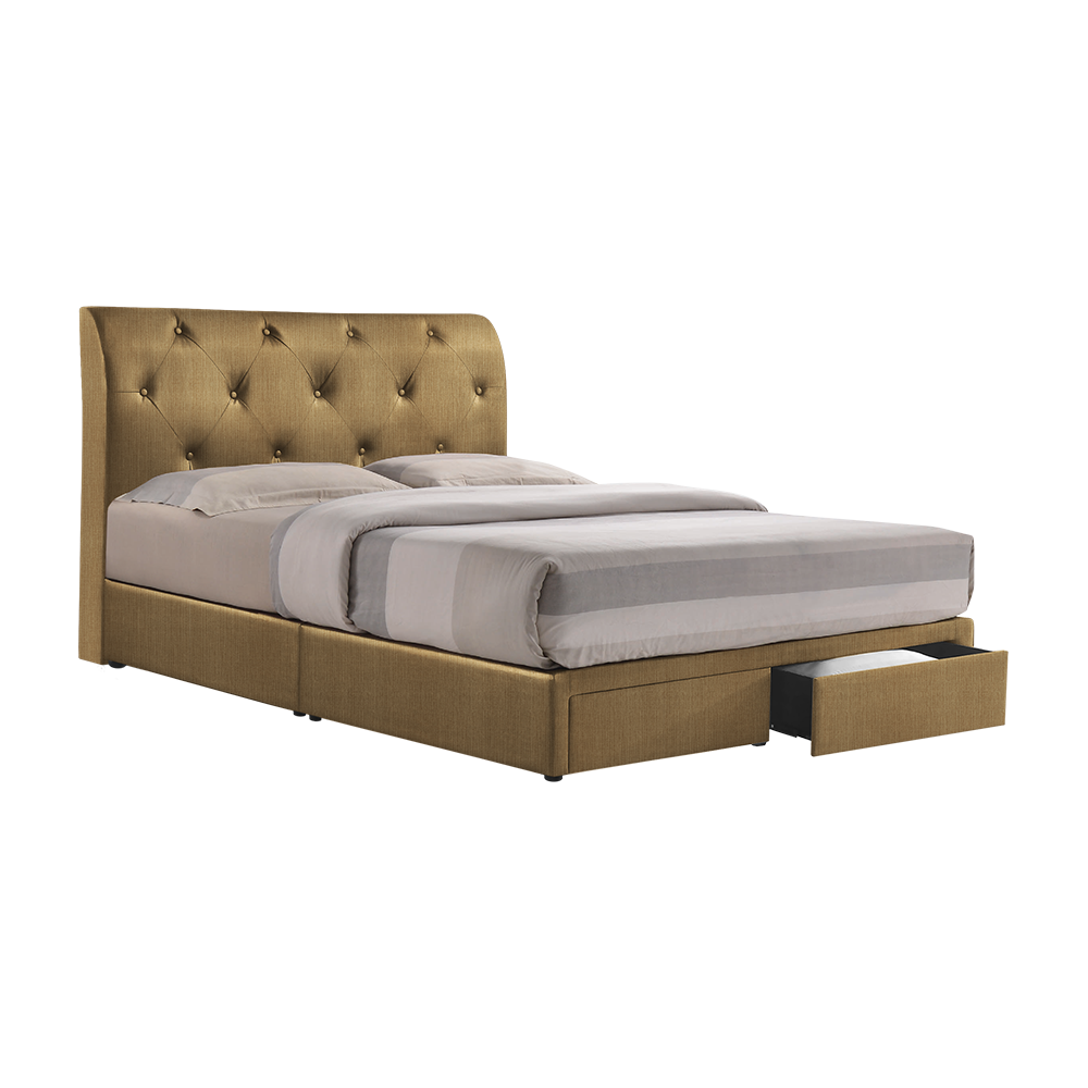COWELL - Mix & Match Divan Bed Frame (with drawer) - Single / Super Single / Queen / King