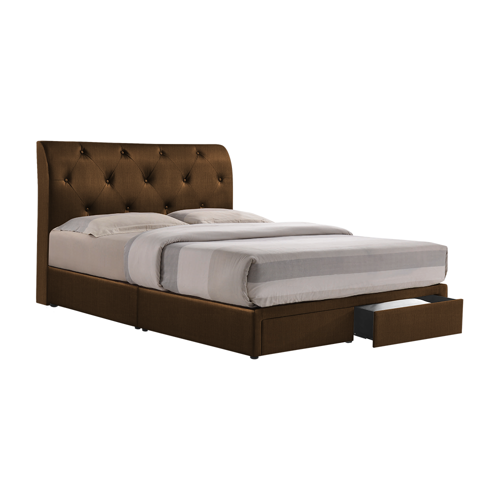 COWELL - Mix & Match Divan Bed Frame (with drawer) - Single / Super Single / Queen / King