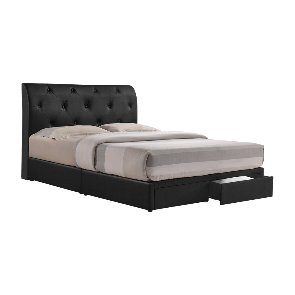COWELL - Mix & Match Divan Bed Frame (with drawer) - Single / Super Single / Queen / King