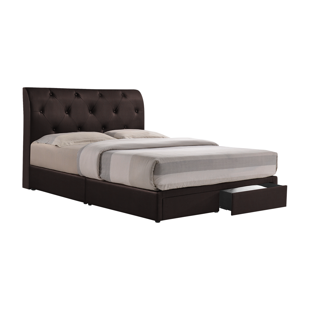 COWELL - Mix & Match Divan Bed Frame (with drawer) - Single / Super Single / Queen / King