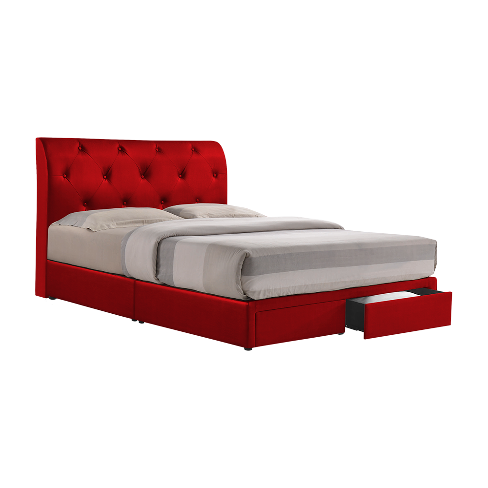 COWELL - Mix & Match Divan Bed Frame (with drawer) - Single / Super Single / Queen / King