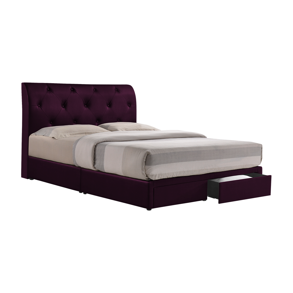 COWELL - Mix & Match Divan Bed Frame (with drawer) - Single / Super Single / Queen / King