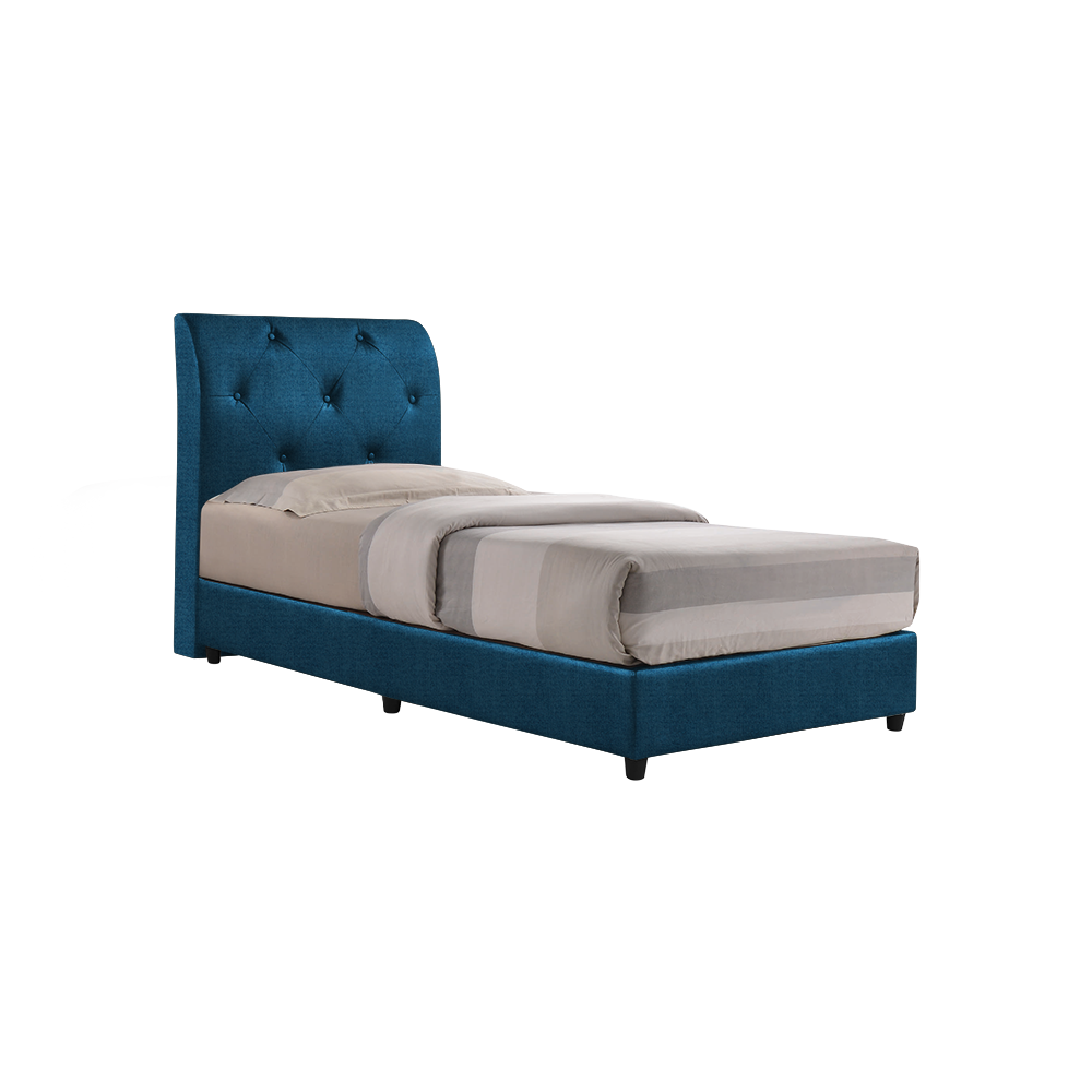 COWELL - Mix & Match Divan Bed Frame (without drawer) - Single / Super Single / Queen / King