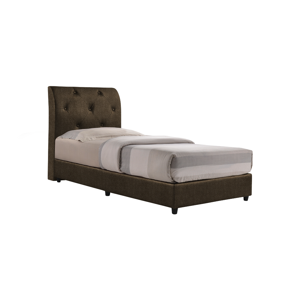 COWELL - Mix & Match Divan Bed Frame (without drawer) - Single / Super Single / Queen / King