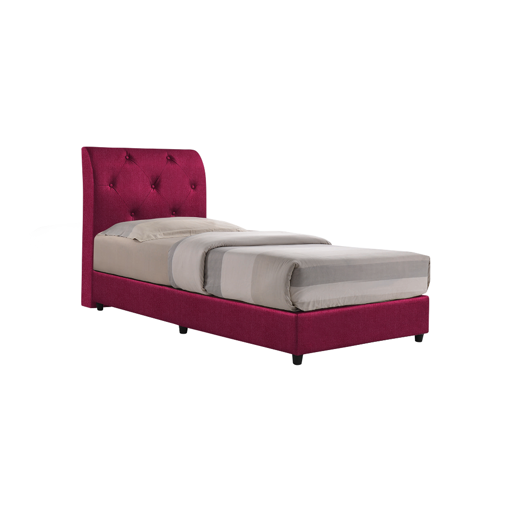 COWELL - Mix & Match Divan Bed Frame (without drawer) - Single / Super Single / Queen / King