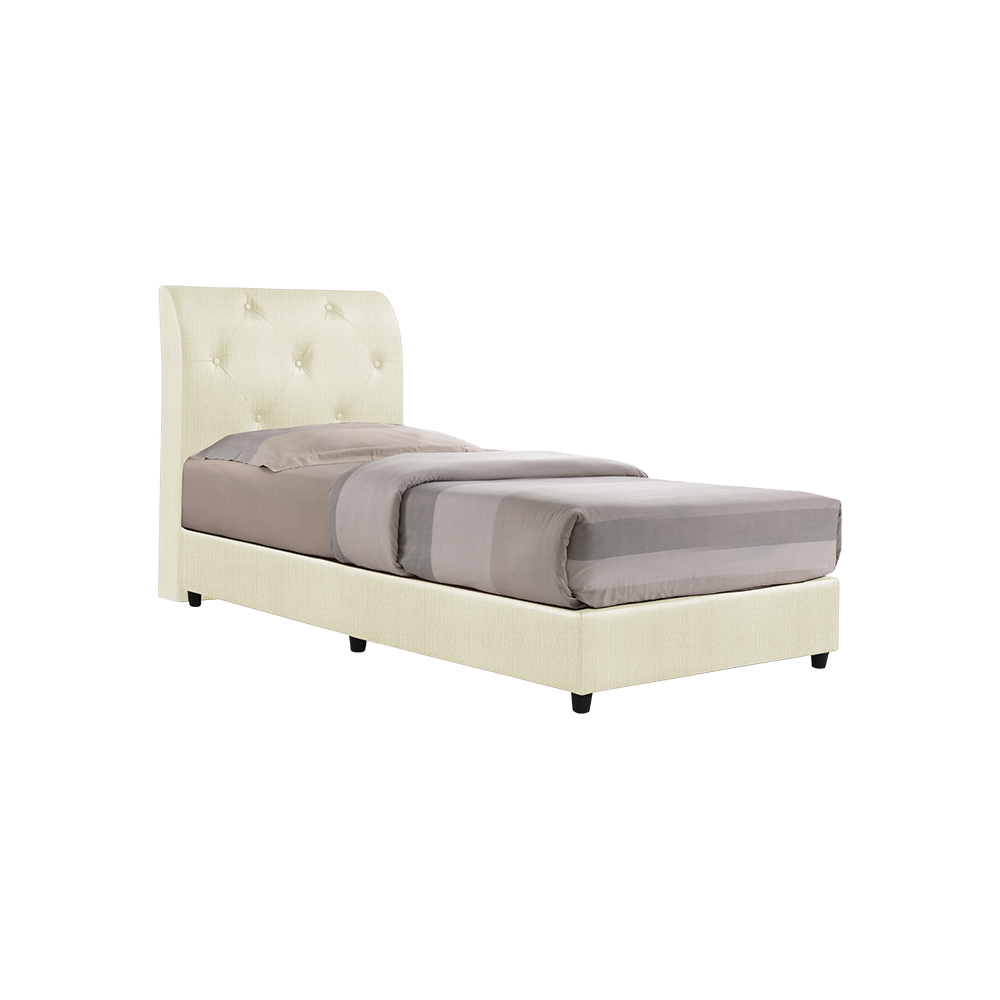 COWELL - Mix & Match Divan Bed Frame (without drawer) - Single / Super Single / Queen / King