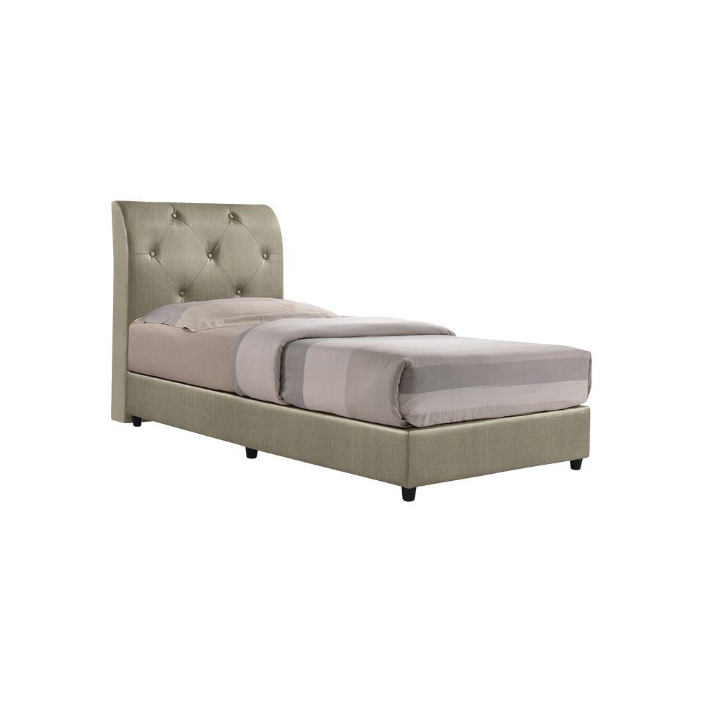 COWELL - Mix & Match Divan Bed Frame (without drawer) - Single / Super Single / Queen / King