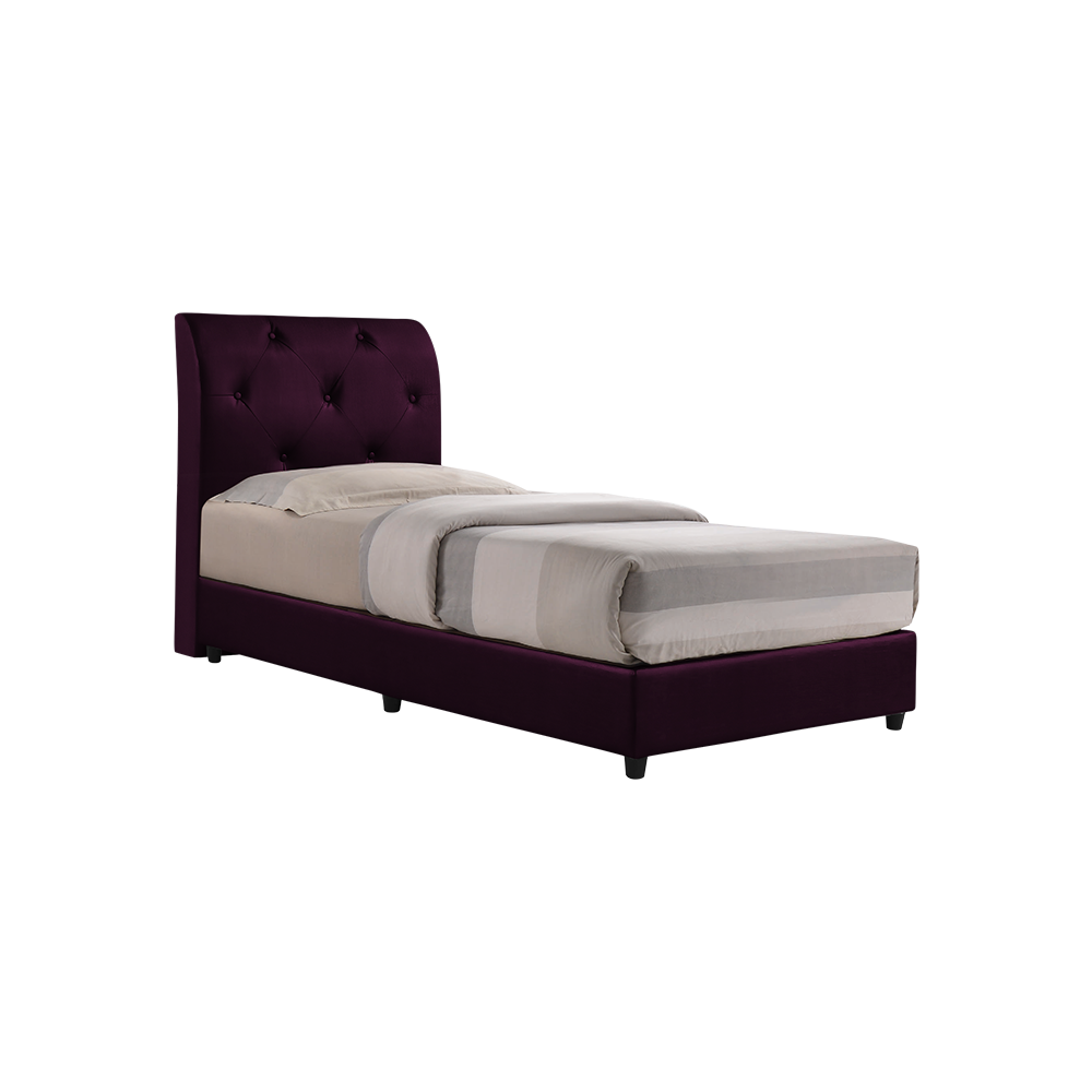 COWELL - Mix & Match Divan Bed Frame (without drawer) - Single / Super Single / Queen / King