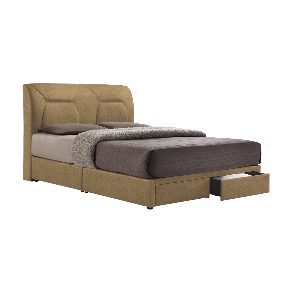 ELISE - Mix & Match Divan Bed Frame (with drawer) - Single / Super Single / Queen / King