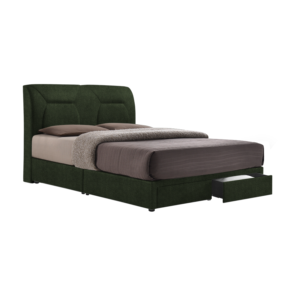 ELISE - Mix & Match Divan Bed Frame (with drawer) - Single / Super Single / Queen / King