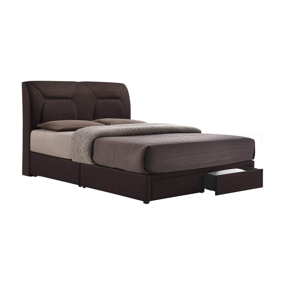 ELISE - Mix & Match Divan Bed Frame (with drawer) - Single / Super Single / Queen / King