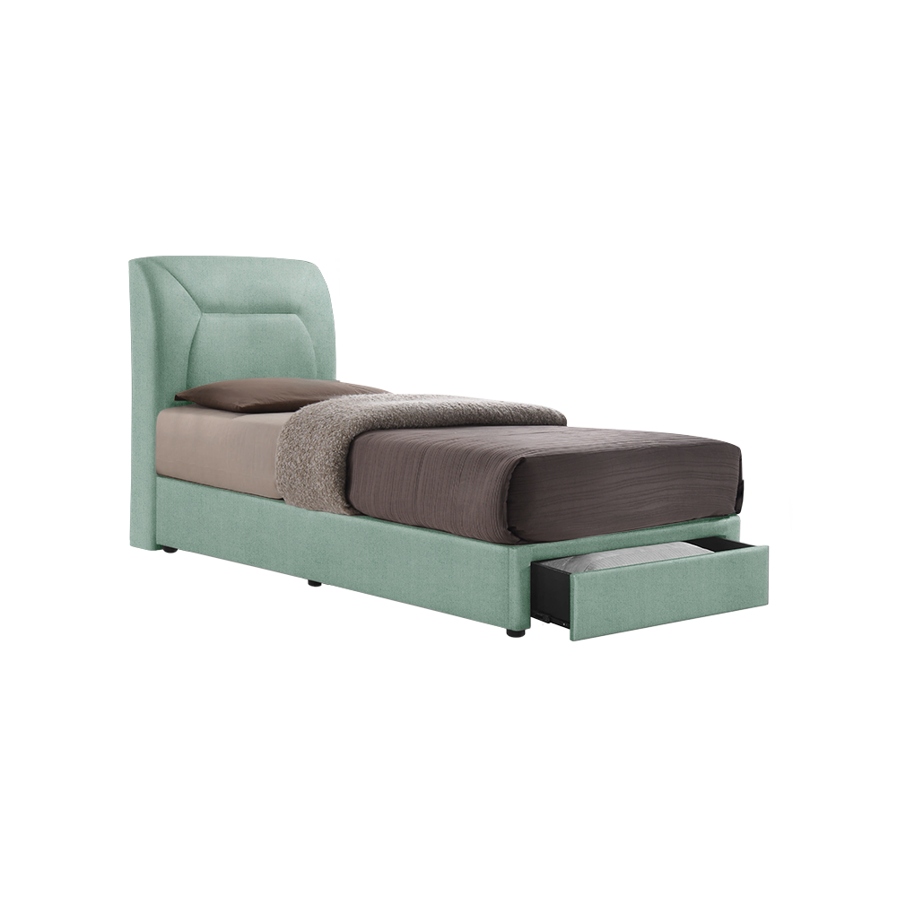 ELISE - Mix & Match Divan Bed Frame (with drawer) - Single / Super Single / Queen / King