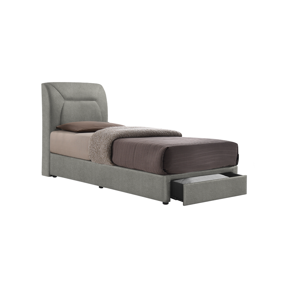 ELISE - Mix & Match Divan Bed Frame (with drawer) - Single / Super Single / Queen / King