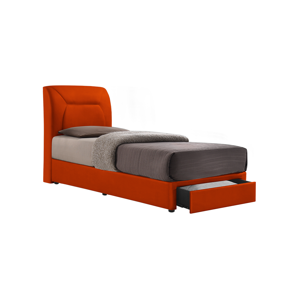 ELISE - Mix & Match Divan Bed Frame (with drawer) - Single / Super Single / Queen / King