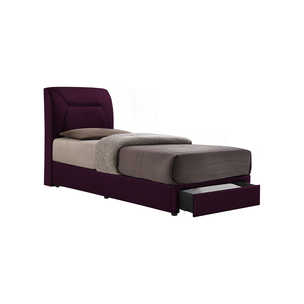 ELISE - Mix & Match Divan Bed Frame (with drawer) - Single / Super Single / Queen / King