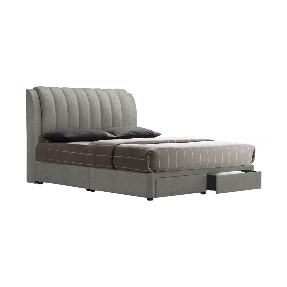 FREDDIE - Mix & Match Divan Bed Frame (with drawer) - Single / Super Single / Queen / King