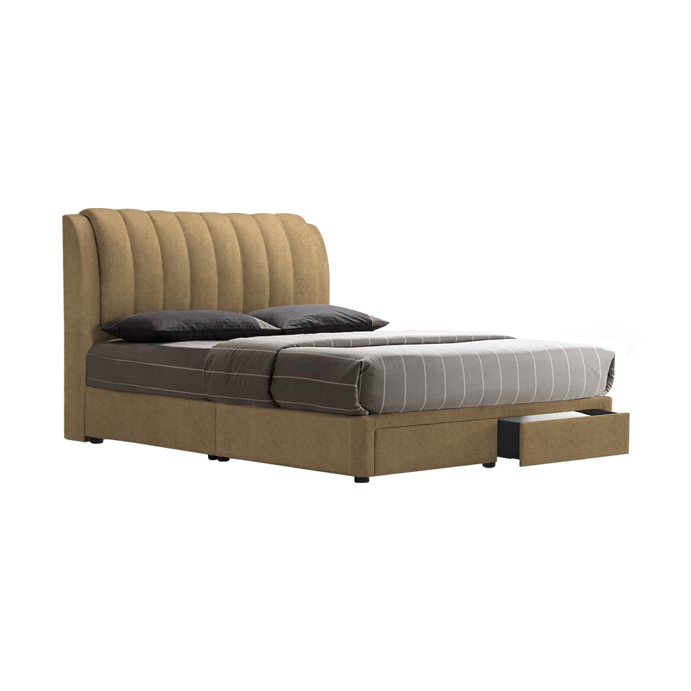 FREDDIE - Mix & Match Divan Bed Frame (with drawer) - Single / Super Single / Queen / King