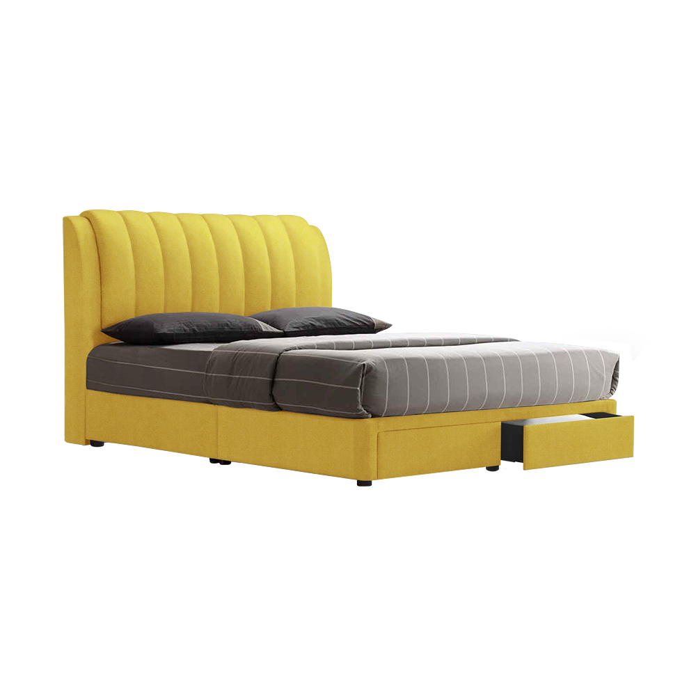 FREDDIE - Mix & Match Divan Bed Frame (with drawer) - Single / Super Single / Queen / King